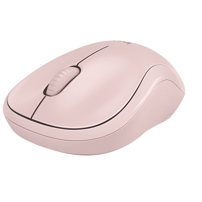 עכבר אלחוטי לוג'יטק שקט בצבע ורוד Logitech M220 Wireless 2.4GHz SILENT 1000DPI Mouse Pink